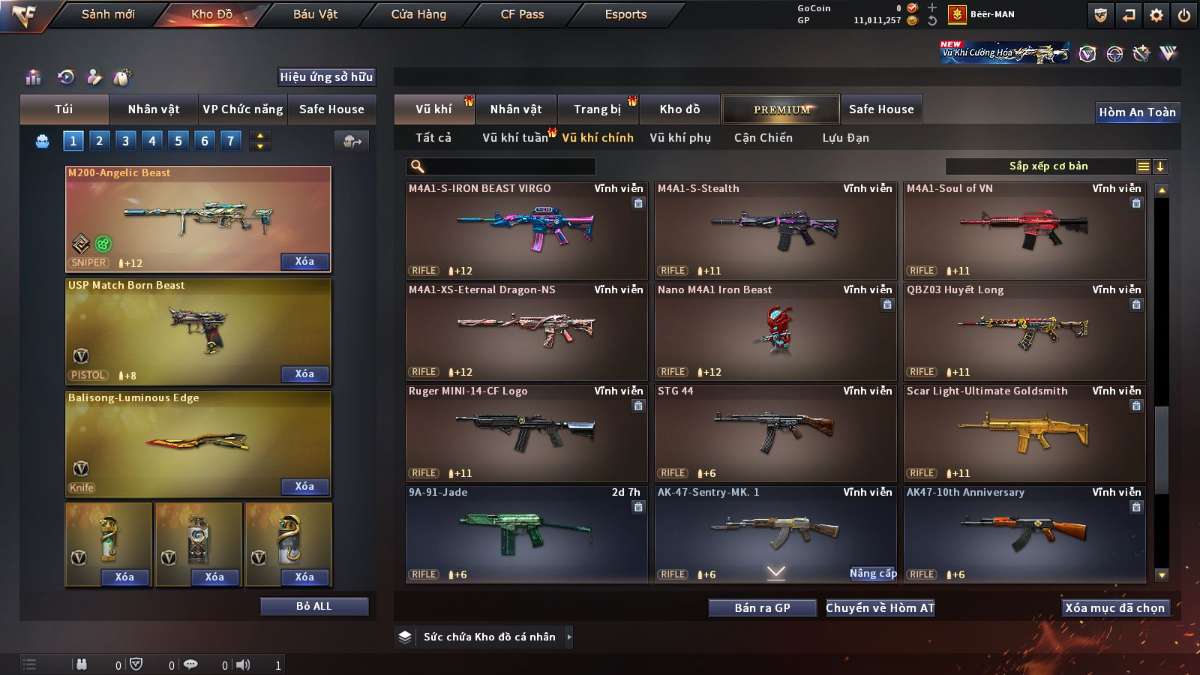 shop acc cf uy tin gia re